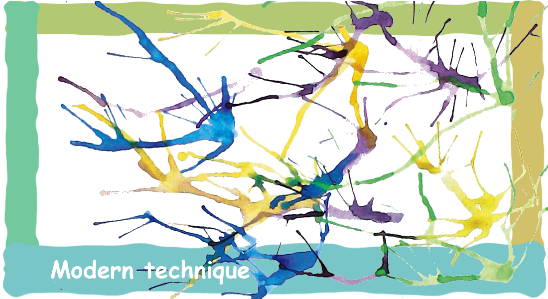 モダンテクニック技法紹介 | たのでん